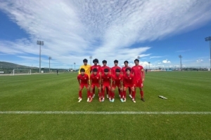 中青赛排位赛第二轮，上海海港U19队2-1战胜广州豹U19队