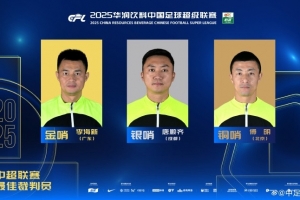 李海新获中超最佳裁判！记者：首轮误判导致亚泰输球，真是意难平