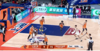不愧是全明星！贺希宁开场里突外投弹无虚发 连砍10分！