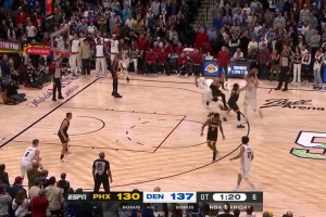 历史时刻！约老师加时送助攻 NBA首个31+20+20达成！