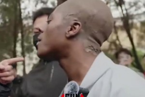 😅玩烂梗？？？美国网红甲亢哥被国内路人错认为科比，一脸懵逼