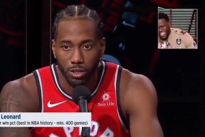 但凡看过NBA的 都能随随便便说出三四个伦纳德的外号😆