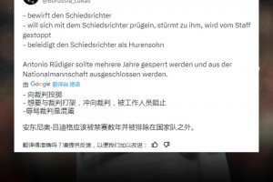自己国家球迷都看不下去❗️德国球迷：吕迪格应该被踢出国家队
