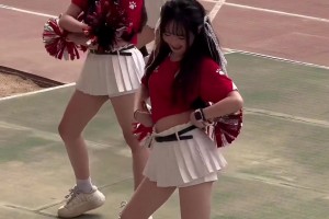 中甲赛场足球宝贝充满了青春与阳光😍