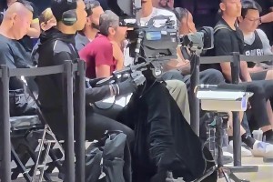 👀文班亚马现身 世界女排联赛 北京站 法国VS比利时