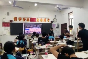 高三学生晒校园最后一天目睹G1绝杀！哈利亲自回复：高考加油！