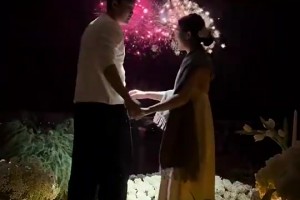 甜蜜啊！丁彦雨航社媒晒视频与女友秀恩爱：一周年快乐！