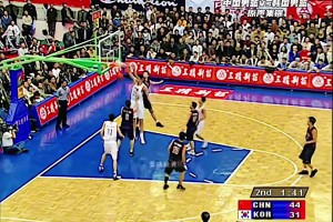 刚进NBA的姚明是如何欺负韩国队的？确实是降维打击