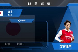 富安健洋球员集锦：身材高大 防守干净利落的日本边后卫