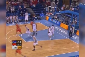 这就是超级巨星！04年奥运会姚明对阵新西兰狂砍39分集锦！