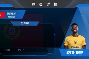 塞梅多球员集锦：上下翻飞，速度极快的葡萄牙魔翼
