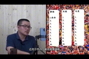 徐静雨、王猛、大史三人排的历史前十，谁排的更合理？ 🤔