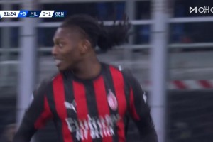 米兰1-1扳平热那亚！米兰角球开出，莱奥头球破门连场进球！