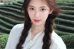 两条麻花辫！鸡腿诺晒自拍：女儿心总如水😍